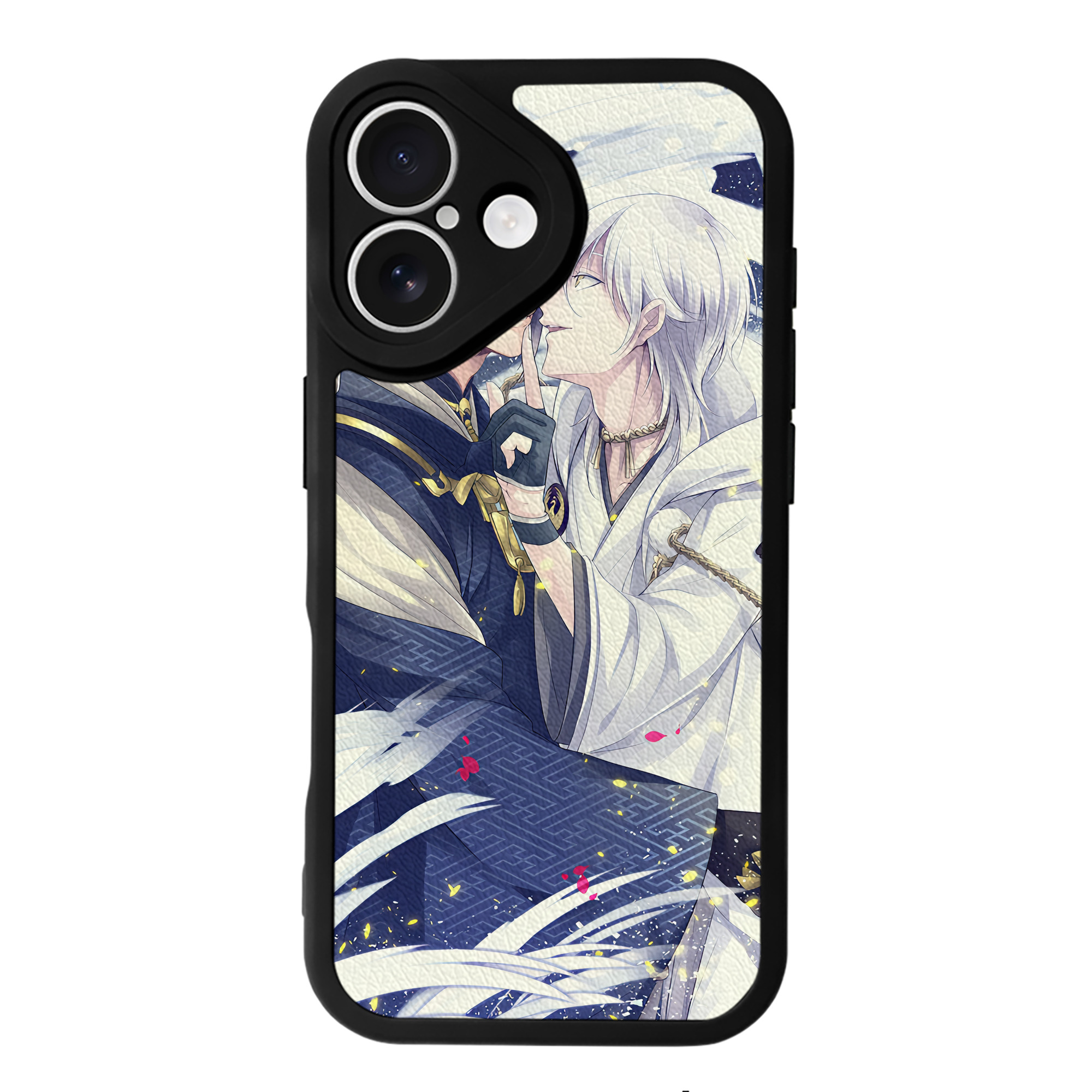 （画像用） 刀剣乱舞 Touken Ranbu 【iPhone 16シリーズ対応】シリコンスマホケース（レザー調） 材質：シリコン